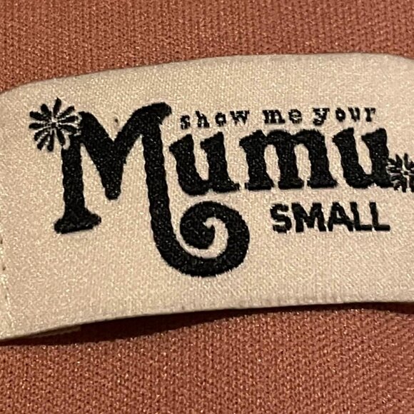 SHOW ME YOUR MUMU 'Sophie' Wrap Dress in Rustic Mauve Small - Picture 3 of 5